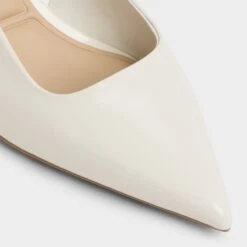 Aldo Adan Pointed Toe Slingback Kitten Heels -The Aldo Shop product 14051586 adan white 121 001 042 alt4 sq gy