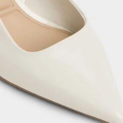 Aldo Adan Pointed Toe Slingback Kitten Heels -The Aldo Shop product 14051586 adan white 121 001 042 detail sq gy
