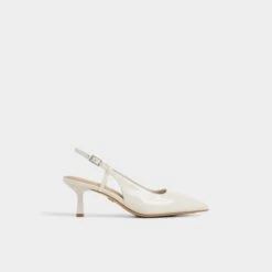 Aldo Adan Pointed Toe Slingback Kitten Heels