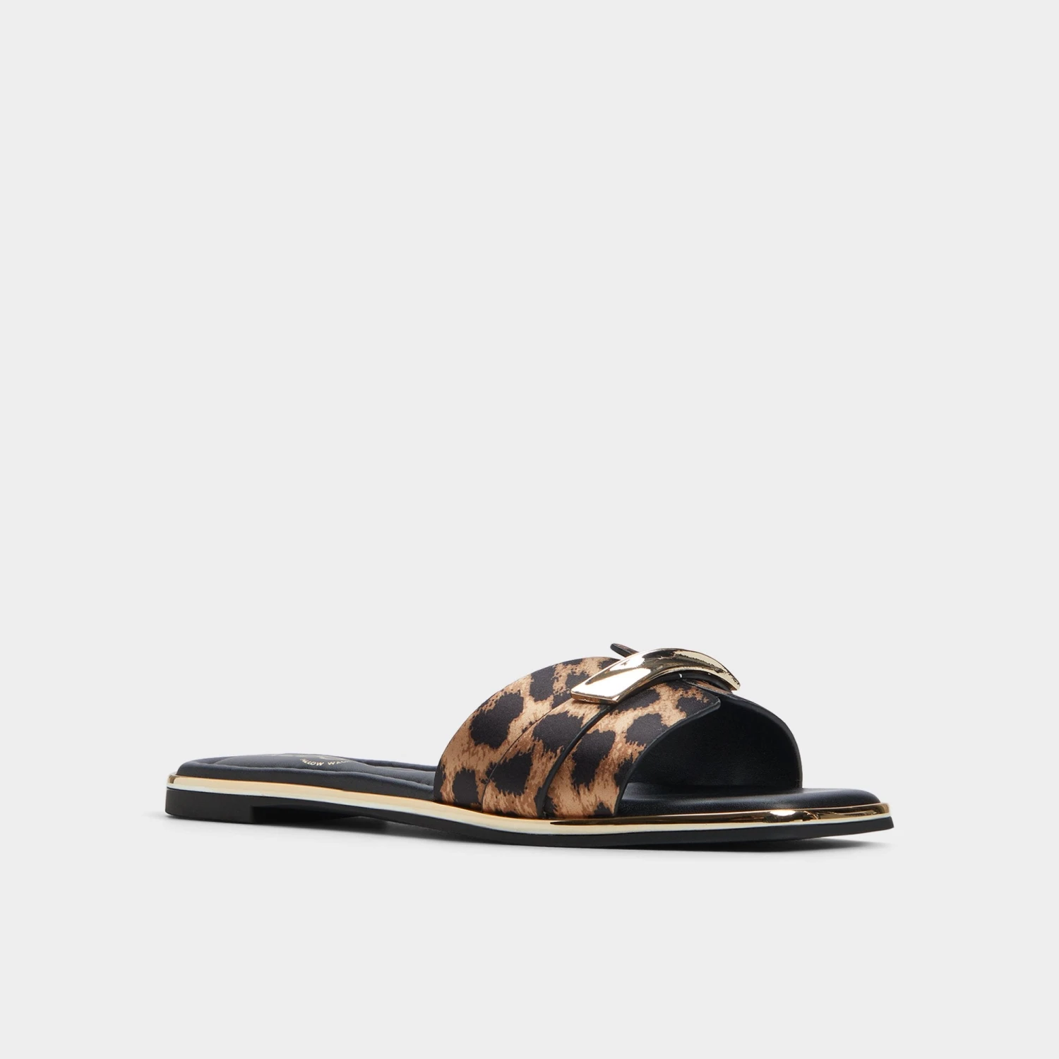 Aldo Darlina Women's Leopard Print Faux-Fur Slide with Spike Detail 6 Aldo Darlina Women's Leopard Print Faux-Fur Slide with Spike Detail - Image 4