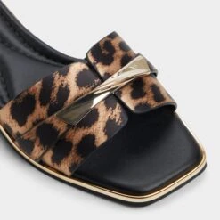 Aldo Darlina Women's Leopard Print Faux-Fur Slide with Spike Detail 14 Aldo Darlina Women's Leopard Print Faux-Fur Slide with Spike Detail -The Aldo Shop product 14053458 darlina multi 967 003 032 alt4 sq gy