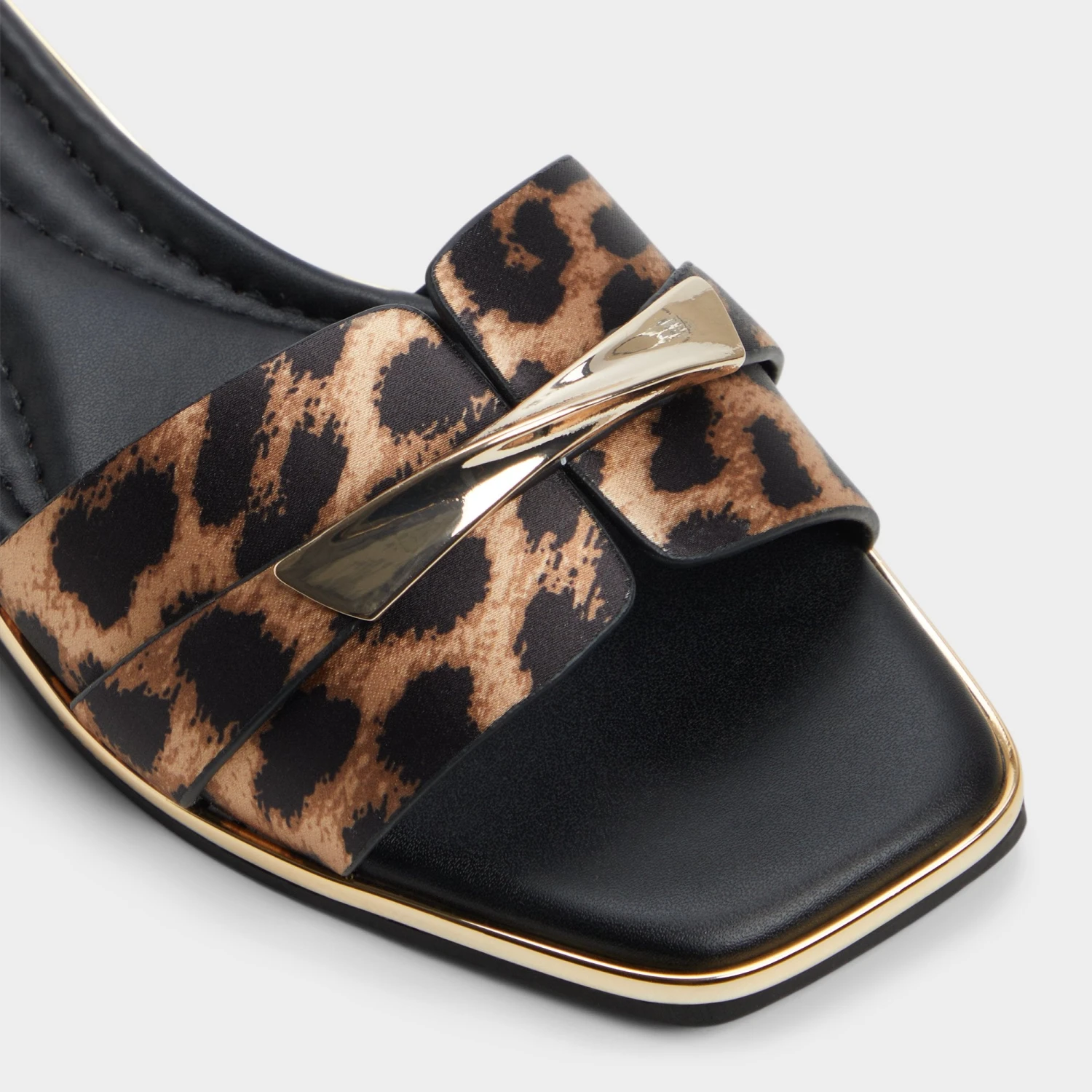 Aldo Darlina Women's Leopard Print Faux-Fur Slide with Spike Detail 7 Aldo Darlina Women's Leopard Print Faux-Fur Slide with Spike Detail - Image 5