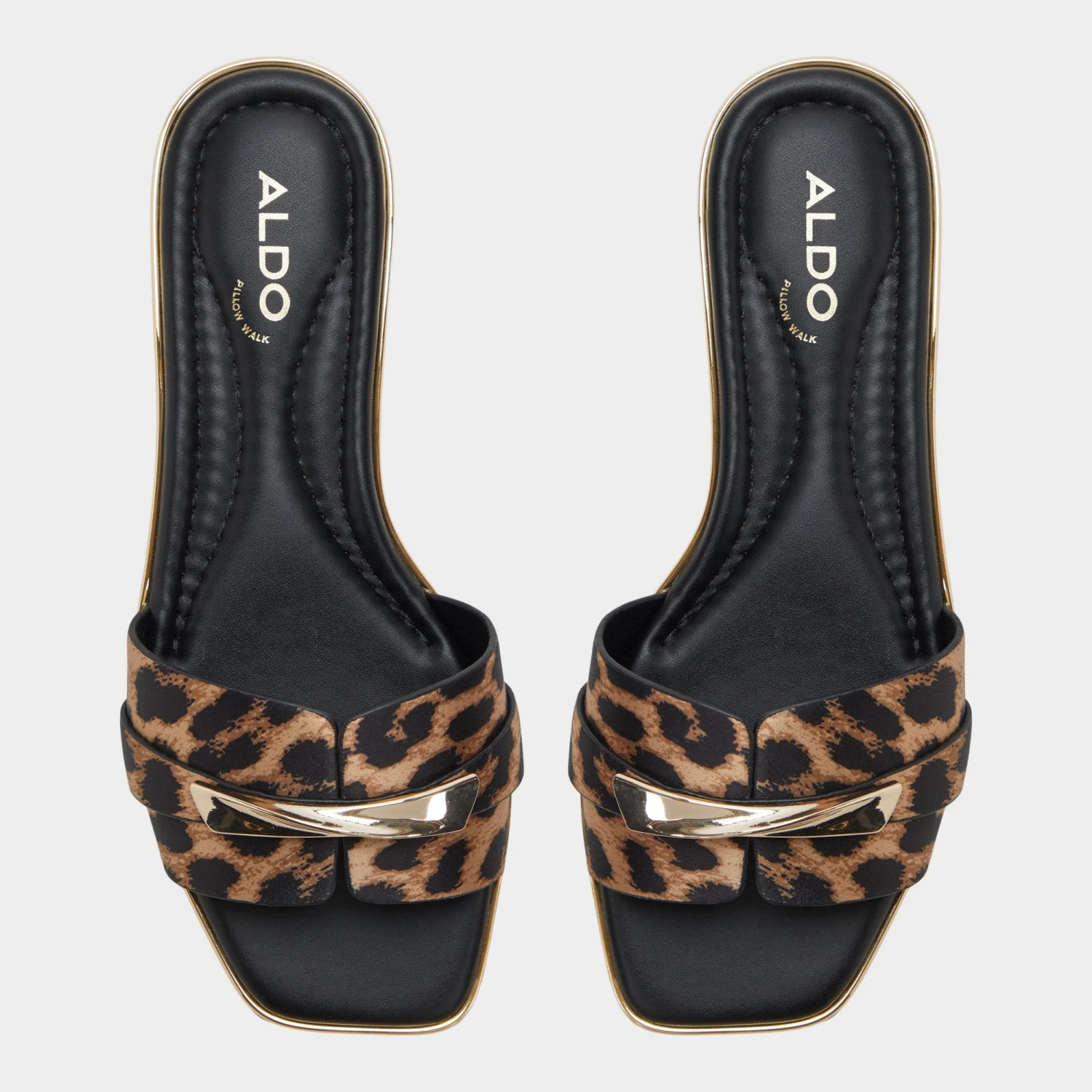 Aldo Darlina Women's Leopard Print Faux-Fur Slide with Spike Detail 8 Aldo Darlina Women's Leopard Print Faux-Fur Slide with Spike Detail - Image 6