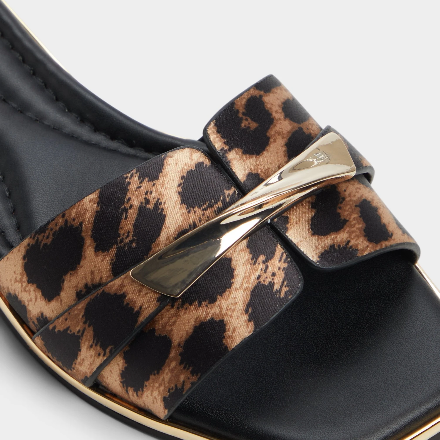 Aldo Darlina Women's Leopard Print Faux-Fur Slide with Spike Detail 9 Aldo Darlina Women's Leopard Print Faux-Fur Slide with Spike Detail - Image 7