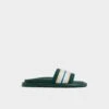 Aldo Nydelagan Green Striped Slide Sandals -The Aldo Shop product 14053503 nydelagan green 342 003 027 main sq gy