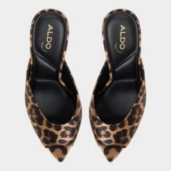 Aldo Elenara Leopard Print Pointed Toe Stiletto Mules -The Aldo Shop product 14053597 elenara multi 967 003 032 alt5 sq gy