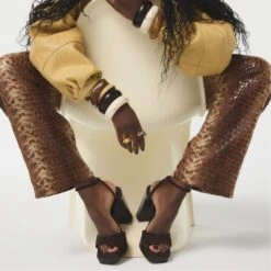 Aldo Lothon Women's Brown Suede Platform Block Heels -The Aldo Shop product 14054847 lothon brown 201 001 046 look full sq gy