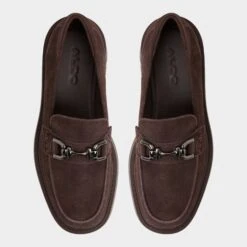 Aldo Oneameth Suede Lug Platform Loafers - Coffee Brown -The Aldo Shop product 14058772 oneameth brown 201 001 046 alt5 sq gy