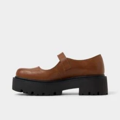 Aldo Arigon Women's Platform Lug Sole Mary Jane Shoes -The Aldo Shop product 14058776 arigon brown 210 001 043 alt2 sq gy