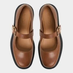 Aldo Arigon Women's Platform Lug Sole Mary Jane Shoes -The Aldo Shop product 14058776 arigon brown 210 001 043 alt5 sq gy