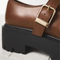 Aldo Arigon Women's Platform Lug Sole Mary Jane Shoes -The Aldo Shop product 14058776 arigon brown 210 001 043 campaign part sq gy