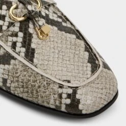 Aldo Ybilide Women's Snake-Print Leather Loafers -The Aldo Shop product 14058813 ybilide white 122 002 044 alt4 sq gy