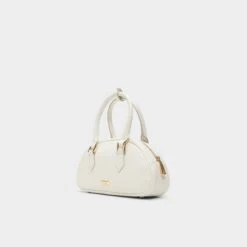 Aldo Bffhandbag - White Leather Half-Moon Satchel -The Aldo Shop product 14076749 bffhandbag white 100 002 029 alt1 sq gy