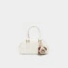 Aldo Bffhandbag - White Leather Half-Moon Satchel 2 Aldo Bffhandbag - White Leather Half-Moon Satchel -The Aldo Shop product 14076749 bffhandbag white 100 002 029 main sq gy