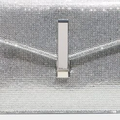 Aldo Laribling Silver Mesh Envelope Clutch Bag -The Aldo Shop product 14076974 laribling silver 042 002 029 detail sq gy