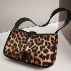 Aldo Abrielle Leopard Print Baguette Bag with Gold-Tone Hardware -The Aldo Shop product 14076977 abrielle brown 240 002 029 look part sq nt