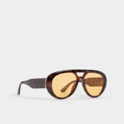 Aldo Talaterielx Tortoiseshell Aviator Sunglasses - Women's Chic Eyewear -The Aldo Shop product 14087625 talaterielx brown 240 alt1 sq gy