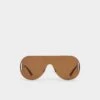 Aldo Agrocan Bronze Shield Visor Sunglasses for Women -The Aldo Shop product 14087639 agrocan brown 200 main sq gy