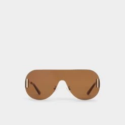 Aldo Agrocan Bronze Shield Visor Sunglasses for Women