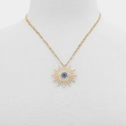 Aldo Intentionss Daisy Pave Necklace with Sky-Blue Center -The Aldo Shop product 14088248 intentionss blue 401 alt1 sq gy