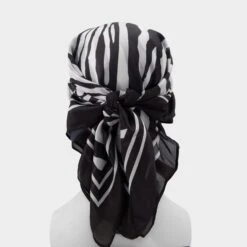 Aldo Zebria Silk Zebra Print Fashion Wrap & Hair Tie 9 Aldo Zebria Silk Zebra Print Fashion Wrap & Hair Tie -The Aldo Shop product 14088328 zebria black 003 alt2 sq gy