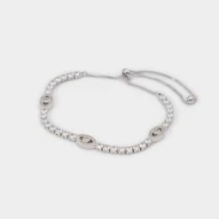 Aldo Kaomamar Triple Evil Eye Sparkling Tennis Bracelet