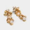 Aldo Serrenna Gold Petal and Pearl Sculptural Earrings -The Aldo Shop product 14088442 serrenna gold 710 main sq gy