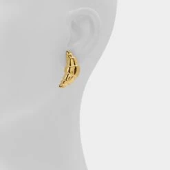 Aldo Croissants Glossy Metal Stud Earrings 7 Aldo Croissants Glossy Metal Stud Earrings -The Aldo Shop product 14088495 croissants gold 710 alt1 sq gy