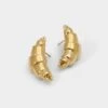Aldo Croissants Glossy Metal Stud Earrings -The Aldo Shop product 14088495 croissants gold 710 main sq gy