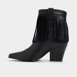 Aldo Jollene Fringe Leather Ankle Boots -The Aldo Shop product 14088517 jollene black 001 001 043 alt2 sq gy
