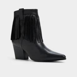 Aldo Jollene Fringe Leather Ankle Boots -The Aldo Shop product 14088517 jollene black 001 001 043 alt3 sq gy