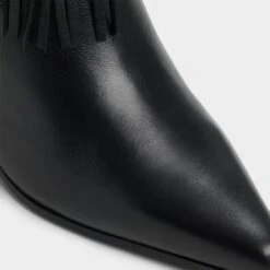 Aldo Jollene Fringe Leather Ankle Boots -The Aldo Shop product 14088517 jollene black 001 001 043 detail sq gy