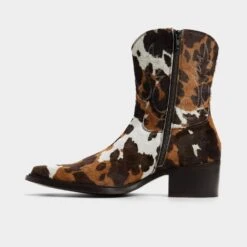 Aldo Guthrie Women's Cow Print Calf Hair Western Boots 15 Aldo Guthrie Women's Cow Print Calf Hair Western Boots -The Aldo Shop product 14091160 guthrie multi 253 001 037 alt2 sq gy