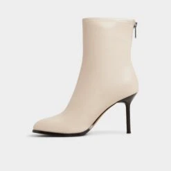 Aldo Evander Leather Stiletto Ankle Boots -The Aldo Shop product 14115041 evander white 108 002 045 alt2 sq gy