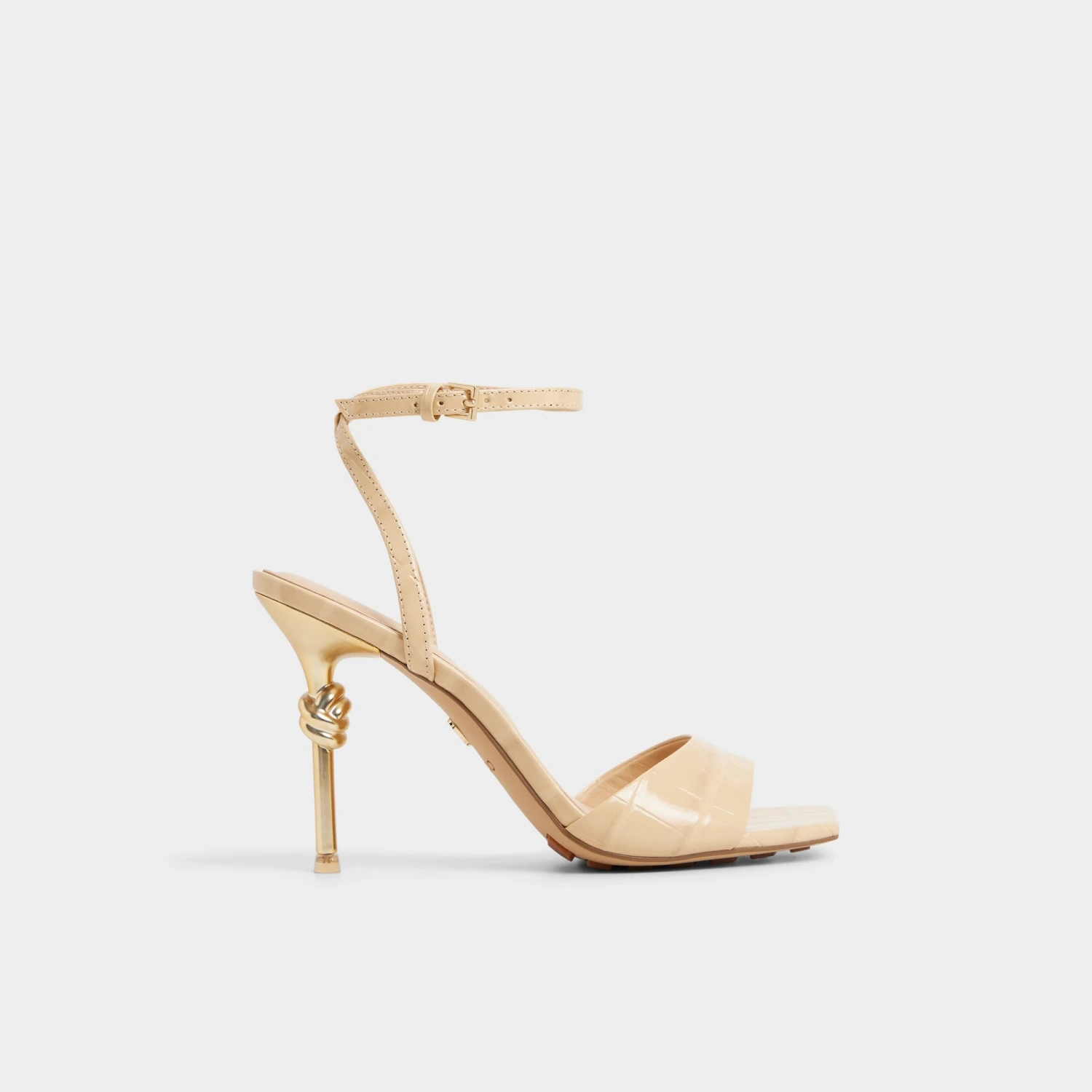 Aldo Harmonious Glossy Leather Gilded Stiletto Sandals 3 Aldo Harmonious Glossy Leather Gilded Stiletto Sandals
