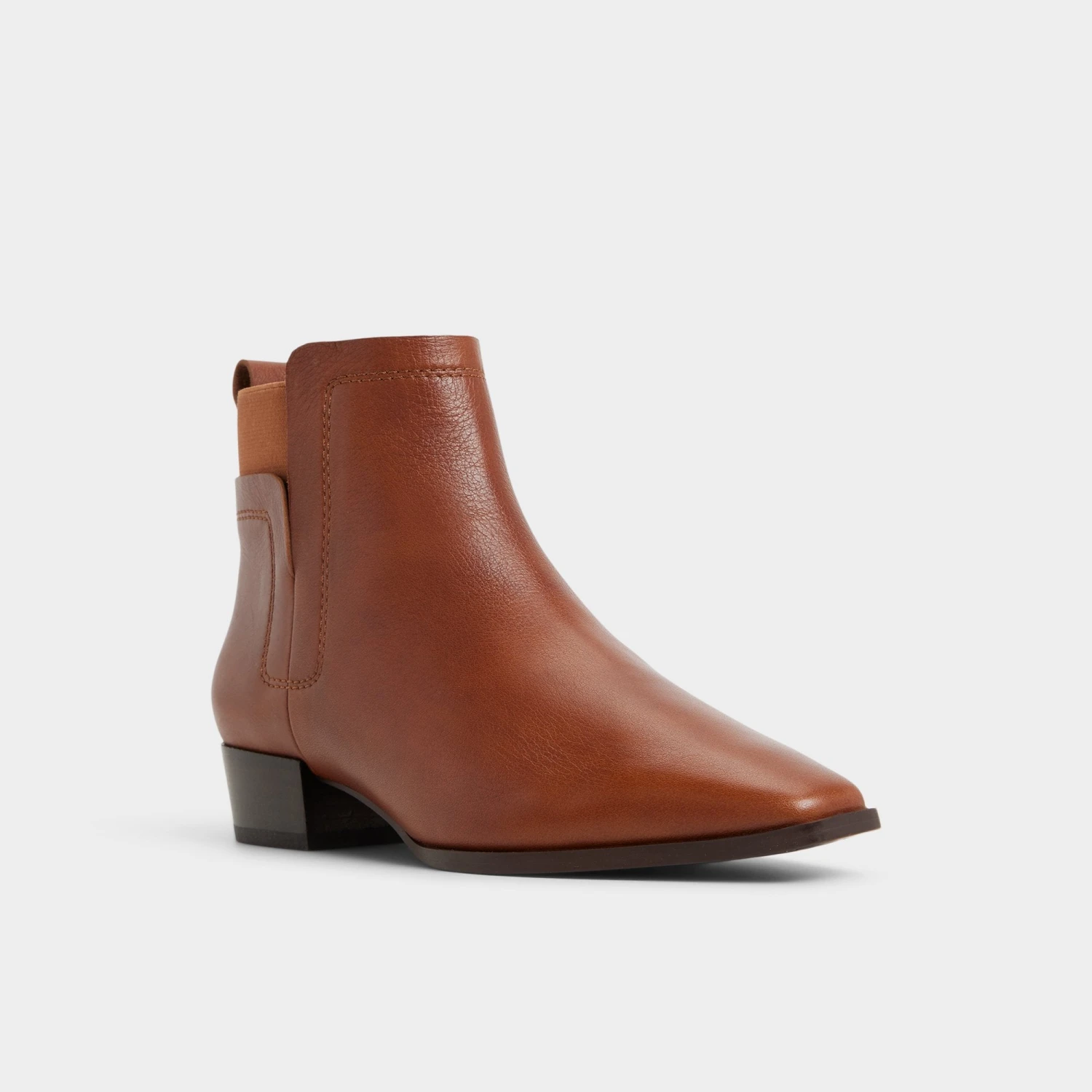 Aldo Raneldar Women's Brown Leather Pointy Toe Chelsea Boots 6 Aldo Raneldar Women's Brown Leather Pointy Toe Chelsea Boots - Image 4