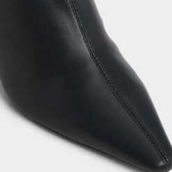 Aldo Gavamana Black Leather Kitten Heel Ankle Boots -The Aldo Shop product 14116477 gavamana black 001 002 045 detail sq gy