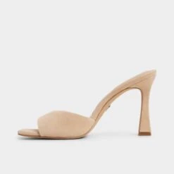 Aldo Jennifer Suede Square-Toe Mules -The Aldo Shop product 14116539 jennifer beige 260 001 046 alt2 sq gy