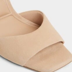 Aldo Jennifer Suede Square-Toe Mules -The Aldo Shop product 14116539 jennifer beige 260 001 046 detail sq gy
