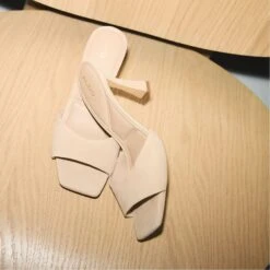 Aldo Jennifer Suede Square-Toe Mules -The Aldo Shop product 14116539 jennifer beige 260 001 046 look part sq gy