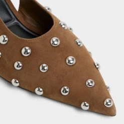 Aldo Naiarah Studded Suede Kitten Heel Slingbacks 15 Aldo Naiarah Studded Suede Kitten Heel Slingbacks -The Aldo Shop product 14118284 naiarah green 340 001 046 alt4 sq gy