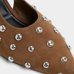 Aldo Naiarah Studded Suede Kitten Heel Slingbacks 17 Aldo Naiarah Studded Suede Kitten Heel Slingbacks -The Aldo Shop product 14118284 naiarah green 340 001 046 detail sq gy