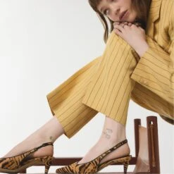 Aldo Leanah Tiger-Print Haircalf Pointed Toe Slingbacks -The Aldo Shop product 14118376 leanah brown 241 001 037 look full sq gy