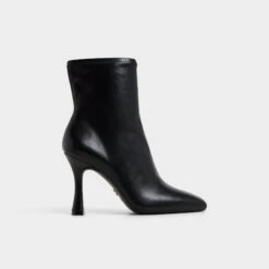 Aldo Ranabelila - Women's Black Leather Stiletto Ankle Boots