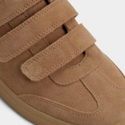 Aldo Tefi Women's Suede Triple Velcro Sneakers -The Aldo Shop product 14121934 tefi beige 234 001 046 detail sq gy