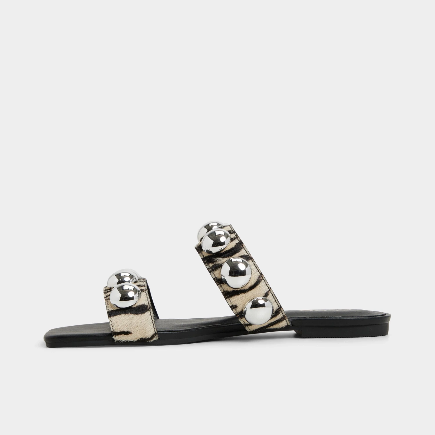 Aldo Katalena Studded Zebra Print Sandals 5 Aldo Katalena Studded Zebra Print Sandals - Image 3