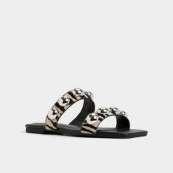 Aldo Katalena Studded Zebra Print Sandals 13 Aldo Katalena Studded Zebra Print Sandals -The Aldo Shop product 14134392 katalena white 122 001 037 alt3 sq gy