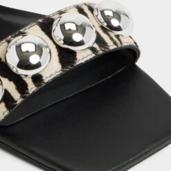 Aldo Katalena Studded Zebra Print Sandals 16 Aldo Katalena Studded Zebra Print Sandals -The Aldo Shop product 14134392 katalena white 122 001 037 detail sq gy