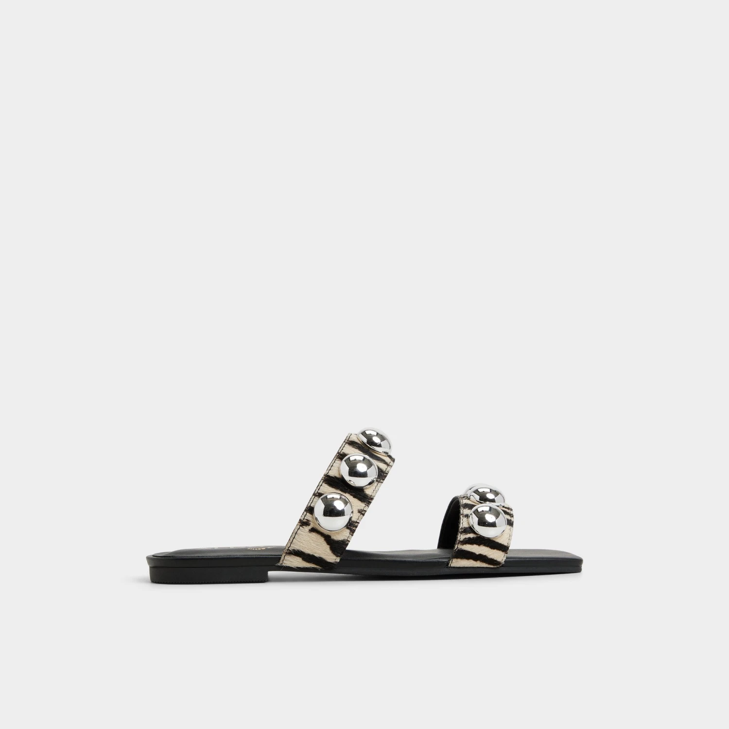 Aldo Katalena Studded Zebra Print Sandals 3 Aldo Katalena Studded Zebra Print Sandals