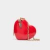 Aldo Amourmio Heart-Shaped Patent Leather Crossbody Bag -The Aldo Shop product 14141347 amourmio red 600 002 029 main sq gy